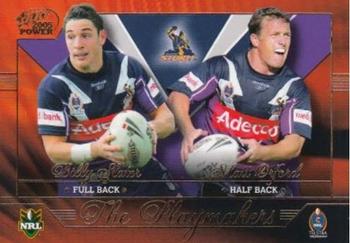 2005 Select Power - Playmakers #PM6 Billy Slater / Matt Orford Front